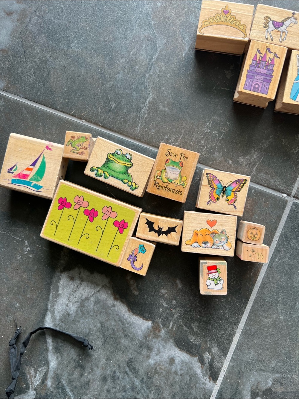 Rubber stamp craft collection 90’s and early 2000’s stamp lot - Picture 5 of 6